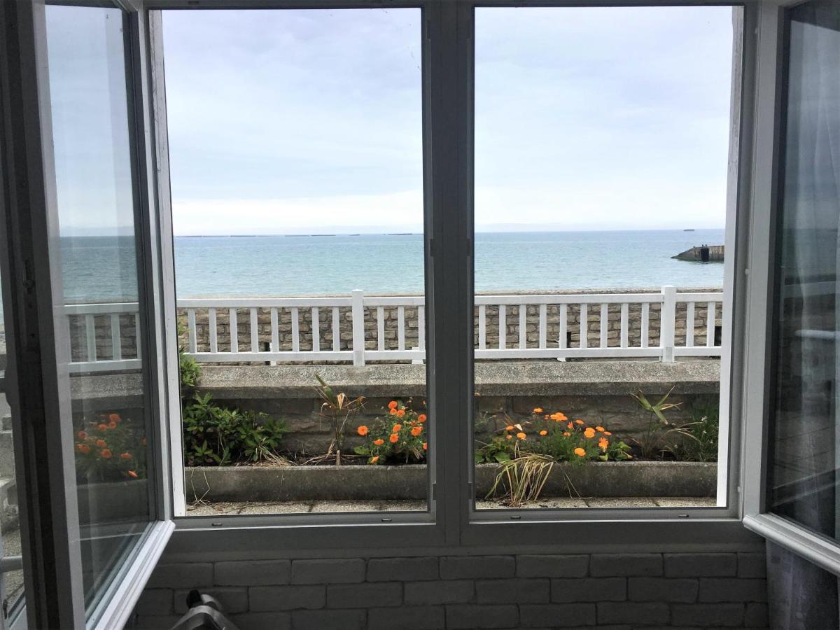 ארומנש-לה-באינס Appartement En Front De Mer Avec Terrasse Et Vue Mer מראה חיצוני תמונה